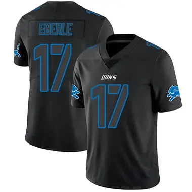 Nike Dominik Eberle Detroit Lions Game Blue Team Color Jersey - Men's